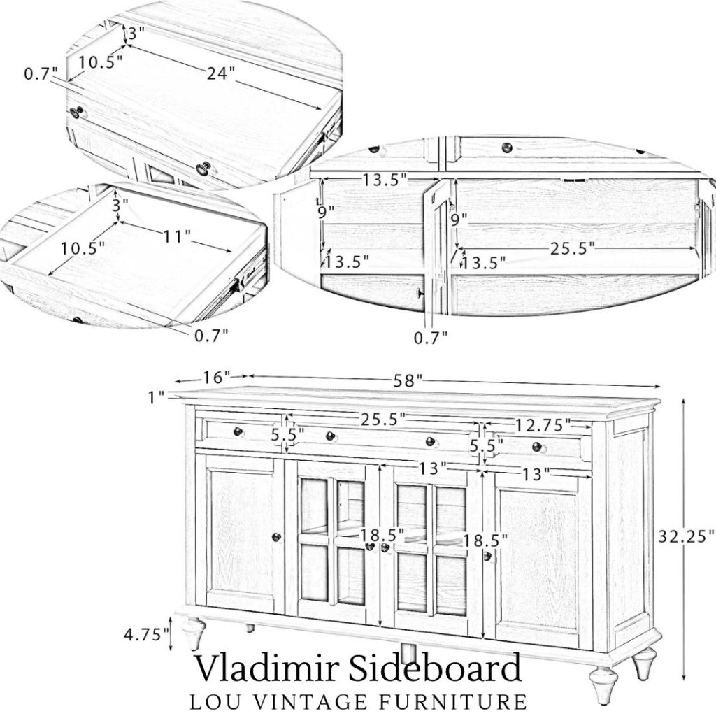 Vladimir Sideboard Detail